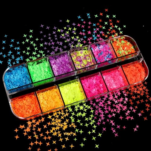 Zum Spaß, 12 Gitter, gemischte Pailletten, Glitzerflocken für Epoxidharzformen, DIY-Nageldekoration, Paillettenfüller, Schmuckzubehör, Stil 12 Zum Spaß, 12 Gitter, gemischte Pailletten, Glitzerflocken für Epoxidharzformen, DIY-Nageldekoration, Paillettenfüller, Schmuckzubehör, Stil 12 von YFSHC