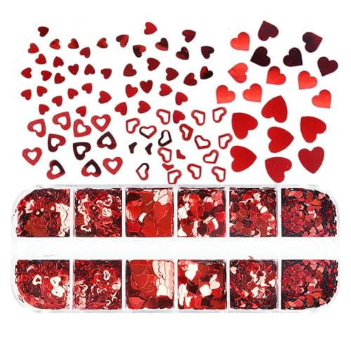 Zum Spaß, 12 Gitter, gemischte Pailletten, Glitzerflocken für Epoxidharzformen, DIY-Nageldekoration, Paillettenfüller, Schmuckzubehör, Stil 21 Zum Spaß, 12 Gitter, gemischte Pailletten, Glitzerflocken für Epoxidharzformen, DIY-Nageldekoration, Paillettenfüller, Schmuckzubehör, Stil 21 von YFSHC
