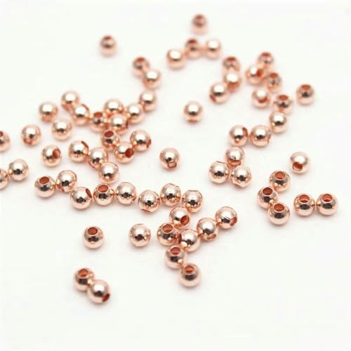 mm 3,0 mm, silbervergoldetes Messing, glatte Abstandsperlen, winzige runde Metallperlen, 2 mm 3,0 mm, zur Schmuckherstellung, 200 Stück – Abstandsperlen Roségold – 2 x 1 mm, 200 Stück mm 3,0 mm, silbervergoldetes Messing, glatte Abstandsperlen, winzige runde Metallperlen, 2 mm 3,0 mm, zur Schmuckherstellung, 200 Stück – Abstandsperlen Roségold – 2 x 1 mm, 200 Stück von YFSHC
