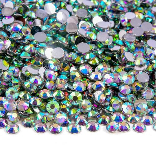 mm – 6 mm, rund, nicht Hotfix, Glitzer, Bling, Maniküre-Strass, silberfarben, flache Rückseite, Kunstharz, Strasssteine zum Aufkleben, Perlen für Nagelkunst, Nagel-Edelst mm – 6 mm, rund, nicht Hotfix, Glitzer, Bling, Maniküre-Strass, silberfarben, flache Rückseite, Kunstharz, Strasssteine zum Aufkleben, Perlen für Nagelkunst, Nagel-Edelst von YFSHC