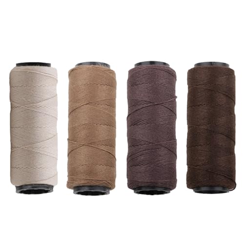 YFTRFR 4 Stück Basteln Haarweben Perücken, Professionelles Nähgarn Set Dunkelbraun Haarweben Nähgarn Haarverlängerungen Webfäden Strapazierfähig Nähfaden für DIY Wig Herstellung und Hair Extension YFTRFR 4 Stück Basteln Haarweben Perücken, Professionelles Nähgarn Set Dunkelbraun Haarweben Nähgarn Haarverlängerungen Webfäden Strapazierfähig Nähfaden für DIY Wig Herstellung und Hair Extension von YFTRFR