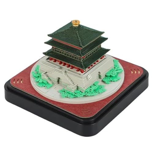 3D-Kalender 2025, Kunstblöcke, Zeitmesser-Kalender 2025, Xi'an Glockenturm, antiker Stil, kultureller kreativer Papierskulptur, 3D-Notizblock, DIY-Kalender, kreatives Papierskulptur-Geschenk 3D-Kalender 2025, Kunstblöcke, Zeitmesser-Kalender 2025, Xi'an Glockenturm, antiker Stil, kultureller kreativer Papierskulptur, 3D-Notizblock, DIY-Kalender, kreatives Papierskulptur-Geschenk von YFVMYBAF