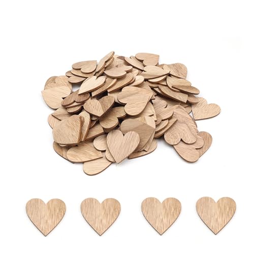 YFaith 40 mm Holzherzen zum Beschriften, 100 Stück Herz aus Holz, Blanko Herz Holz Vintage Deko, Naturholzscheiben Beschreibbar Holzherzen Hochzeit Tischdeko, für Valentinstag Geburtstage Weihnachten YFaith 40 mm Holzherzen zum Beschriften, 100 Stück Herz aus Holz, Blanko Herz Holz Vintage Deko, Naturholzscheiben Beschreibbar Holzherzen Hochzeit Tischdeko, für Valentinstag Geburtstage Weihnachten von YFaith
