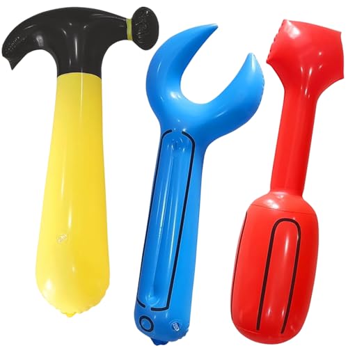 YGCHEN Aufblasbare Werkzeug Luftballons Aufblasbarer Hammer Schraubenzieher Schraubenschlüssel Folienballon Spielzeugwerkzeuge Kinder Geburtstagsballons 3 Stück YGCHEN Aufblasbare Werkzeug Luftballons Aufblasbarer Hammer Schraubenzieher Schraubenschlüssel Folienballon Spielzeugwerkzeuge Kinder Geburtstagsballons 3 Stück von YGCHEN