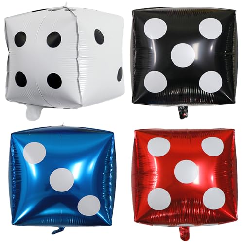 YGCHEN Luftballons Würfel Folienballon Quadratische Ballon 4D Riesenballon Würfel Quadratischer Aluminium Ballons Geburtstagsballons Wanddekoration Kindergeburtstag 4 Stück YGCHEN Luftballons Würfel Folienballon Quadratische Ballon 4D Riesenballon Würfel Quadratischer Aluminium Ballons Geburtstagsballons Wanddekoration Kindergeburtstag 4 Stück von YGCHEN