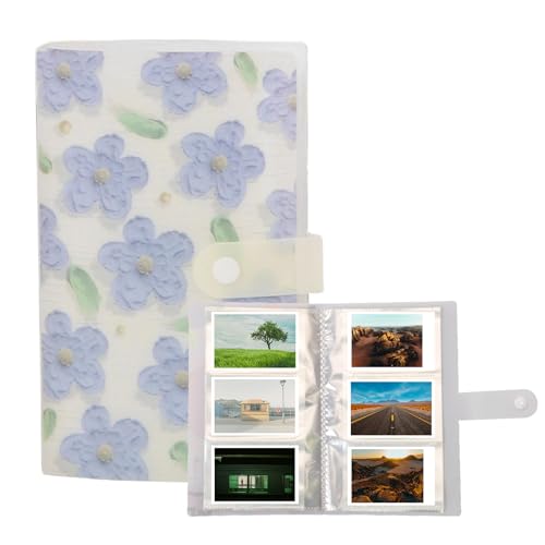 YGCQFH 3-inch Fotobuch, Fotoalbum zum Selbstgestalten, kann 240 Fotos mit Orchideeabdeckung, 6x9cm-Fotosammlung auf der Innenseite, Gedenkalbum, geeignet für die Aufnahme von Fotos von YGCQFH