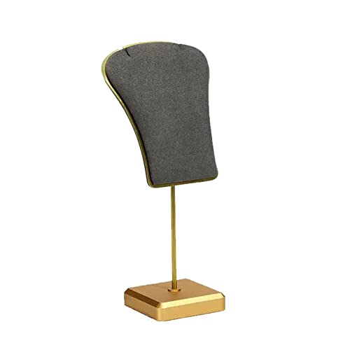 YGDLUCK Schmuckständer, Halsketten-Anhänger-Displayständer, Schmuckständer, Kleiner Schmuck-Organizer aus Metall, Halsketten-Aufbewahrung für die Präsentation von Schmuckhaltern (Gri YGDLUCK Schmuckständer, Halsketten-Anhänger-Displayständer, Schmuckständer, Kleiner Schmuck-Organizer aus Metall, Halsketten-Aufbewahrung für die Präsentation von Schmuckhaltern (Gri von YGDLUCK
