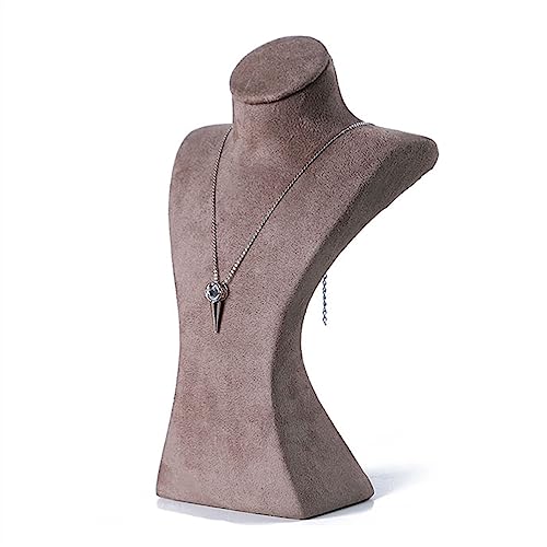 YGDLUCK Schmuckständer, Halsketten-Anhänger-Ständer, Schmuckbüste aus Samt, Halsketten-Mannequin-Halter, Ständer für Einzelhandelsgeschäfte und Messen, Schmuckhalter-Organizer (O YGDLUCK Schmuckständer, Halsketten-Anhänger-Ständer, Schmuckbüste aus Samt, Halsketten-Mannequin-Halter, Ständer für Einzelhandelsgeschäfte und Messen, Schmuckhalter-Organizer (O von YGDLUCK