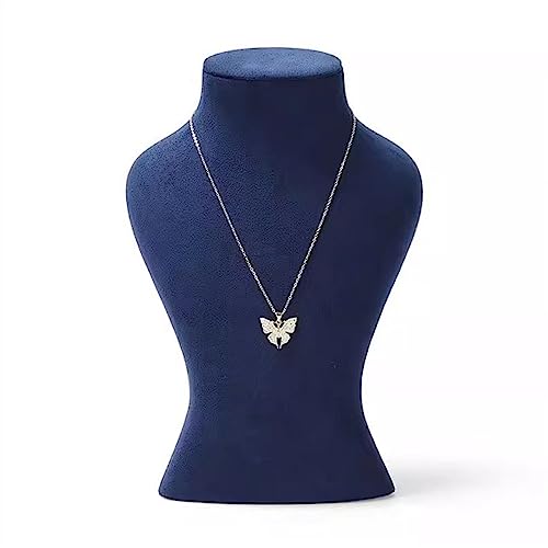 YGDLUCK Schmuckständer, Schmuckständer, Mannequin-Halskettenständer, Blauer Anhänger-Boutique-Büstenhalter-Organizer für Schauschmuck, Halsketten-Schmuckhalter-Organizer (eine Farbe YGDLUCK Schmuckständer, Schmuckständer, Mannequin-Halskettenständer, Blauer Anhänger-Boutique-Büstenhalter-Organizer für Schauschmuck, Halsketten-Schmuckhalter-Organizer (eine Farbe von YGDLUCK