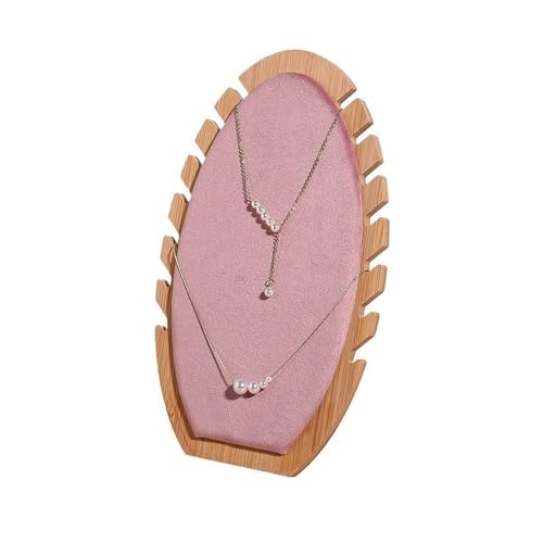 YGDLUCK Schmuckständer, kreatives Halsketten-Display-Rack, Anhänger-Display-Board, Schmuck, Schmucktheke, Ornamente, Requisiten, große Kapazität, Schmuckständer, Schmuckhalter, Organizer (Pink) von YGDLUCK