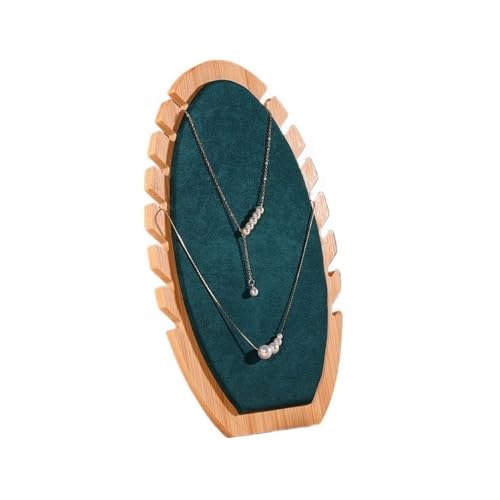 YGDLUCK Schmuckständer, kreatives Halsketten-Display-Rack, Anhänger-Display-Board, Schmuck, Schmucktheke, Ornamente, Requisiten, große Kapazität, Schmuckständer, Schmuckhalter, Organizer (grün) von YGDLUCK