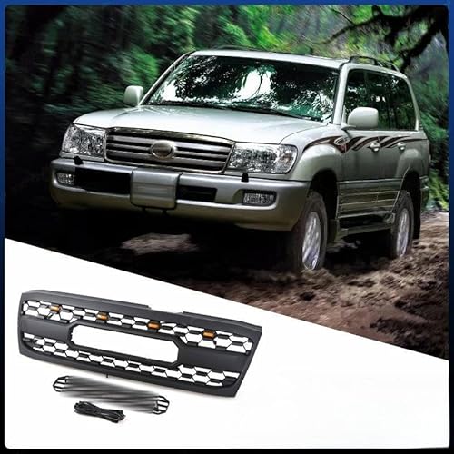 YGDZWZQB Auto-Kühlergrill für Land Cruiser FJ100 LC100 Land Cruiser Grille FJ105 2003-2006, Sportgitter aus Netzstoff, ohne Licht YGDZWZQB Auto-Kühlergrill für Land Cruiser FJ100 LC100 Land Cruiser Grille FJ105 2003-2006, Sportgitter aus Netzstoff, ohne Licht von YGDZWZQB