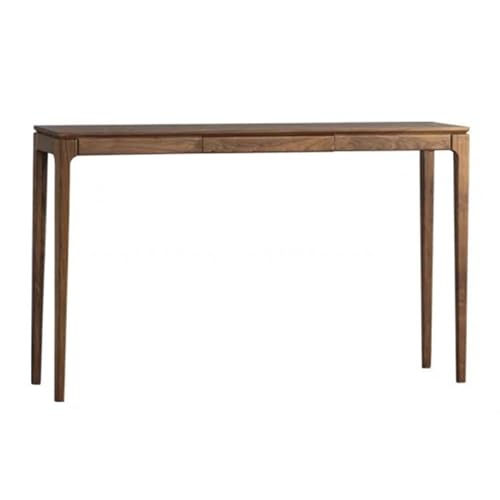 YGER JZGB Konsolentisch Holz, Flur Kommode Schmal mit Schubladen, aus Kiefernholz, Klare Holzmaserung, für Wohnzimmer, Flur, Schlafzimmer(80x35x85cm/31x14x33in) von YGER JZGB
