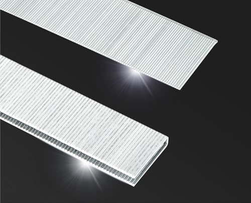 SHALL 3600 Stück 18-Gauge-Klammern mit schmaler Krone und Brad-Nägel for pneumatische elektrische Hefter/Brad-Nagler von YGESZZAY
