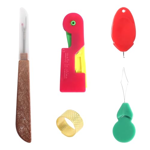 Nadeleinfädler, 5 Stück Nähmaschinen Nadeleinfädler mit Nahttrenner und Fingerhut, Kunststoff Nähnadeln Einfädler für Nähnadeln Nähmaschinen Zubehör für DIY Nähmaschinen Nadeleinfädler, 5 Stück Nähmaschinen Nadeleinfädler mit Nahttrenner und Fingerhut, Kunststoff Nähnadeln Einfädler für Nähnadeln Nähmaschinen Zubehör für DIY Nähmaschinen von YGKYMVW
