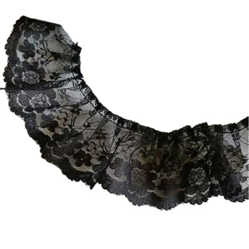1 Yard Spitze Spitzenband Zubehör Handarbeit DIY Erweiterte Kleidung Plissee Nähen Dekorativer Stoff Rock Saum Stoff Spitzenbesatz(6cm) von YGLEEULI