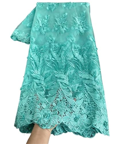 YGLEEULI Bestickter Tüll-Spitzen-Netzstoff for Nähen von Modekleidung, gelegentlichen Kleidungsveranstaltungen, Kleidern(Color 7) von YGLEEULI
