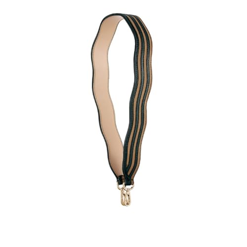 YGLEEULI Breiter Schultergurt, einfarbig, Taschengurt mit Wellenmuster, Gurt aus PU-Leder, Taschengriff, Accessoire für Handtasche(15_110CM) von YGLEEULI
