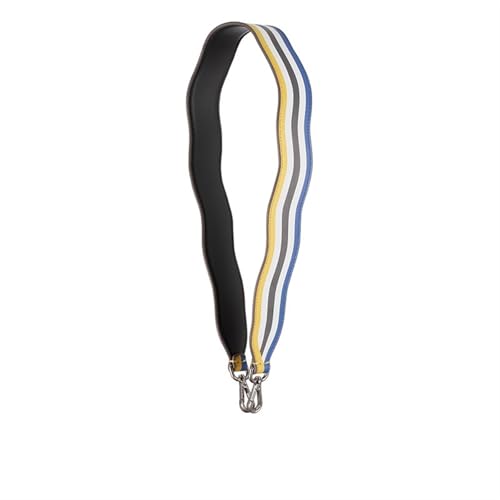 YGLEEULI Breiter Schultergurt, einfarbig, Taschengurt mit Wellenmuster, Gurt aus PU-Leder, Taschengriff, Accessoire für Handtasche(17_110CM) von YGLEEULI