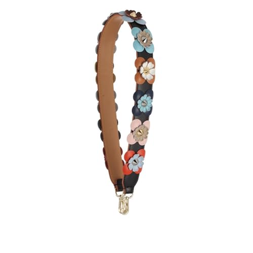YGLEEULI Breiter Schultergurt, einfarbig, Taschengurt mit Wellenmuster, Gurt aus PU-Leder, Taschengriff, Accessoire für Handtasche(7_110CM) von YGLEEULI