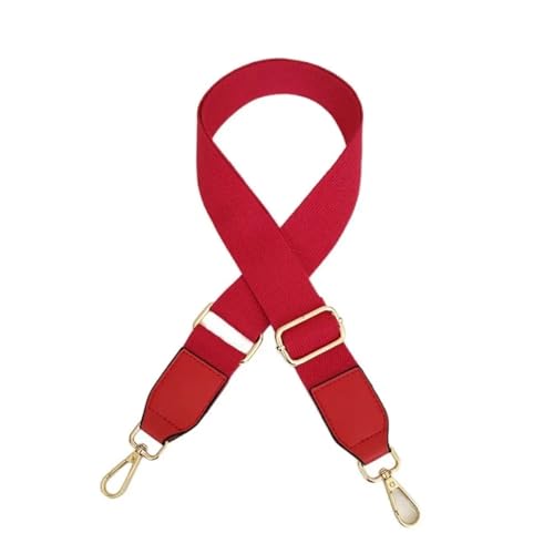 YGLEEULI Breiter Schultergurt Taschen Extender Gurtband Taschengurte Handtaschengürtel Ersatz Damen Taschenzubehör Handtaschentaschengürtel für Handtasche(Red) von YGLEEULI