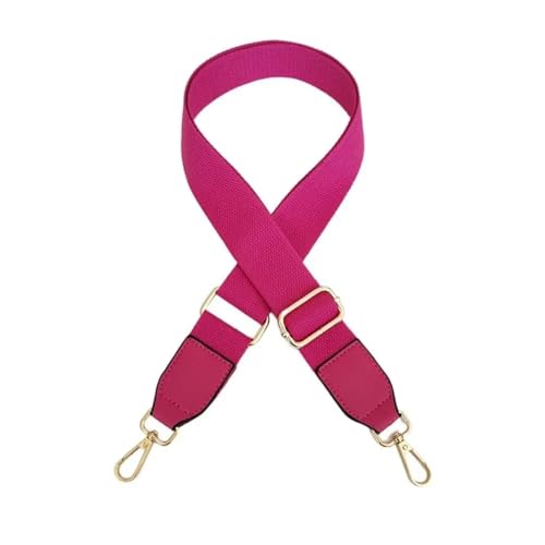 YGLEEULI Breiter Schultergurt Taschen Extender Gurtband Taschengurte Handtaschengürtel Ersatz Damen Taschenzubehör Handtaschentaschengürtel für Handtasche(Rose Red) von YGLEEULI