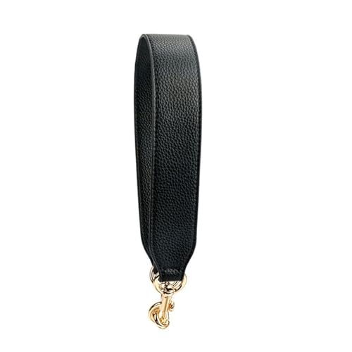 YGLEEULI Breiter Schultertaschengurt for Damen aus Leder für Handtasche(Black) von YGLEEULI