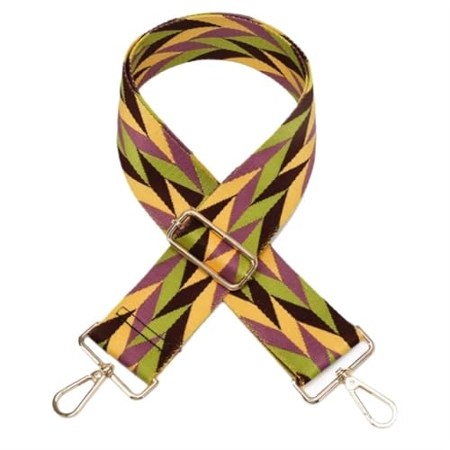 YGLEEULI Damen-Accessoires, breiter Schultergurt aus Canvas, Umhängetasche, Verstellbarer Taschengurt für Handtasche(2) von YGLEEULI