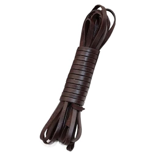 YGLEEULI Echtes Leder Rounde Flache Schnur Armband Halskette Erkenntnisse Seil String for Schmuck DIY Machen für DIY(18) von YGLEEULI
