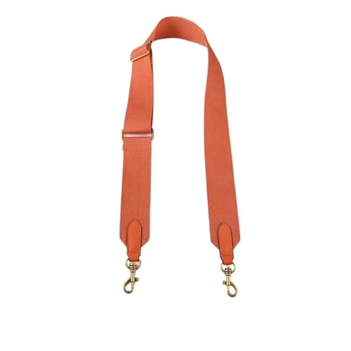 YGLEEULI Einfarbiger Taschengurt aus Canvasgewebe, Gurt for Messenger-Schultertasche, Gürtel aus Leder, Taschenteile, verstellbar, 5 cm Breite für Handtasche(11) von YGLEEULI