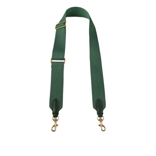 YGLEEULI Einfarbiger Taschengurt aus Canvasgewebe, Gurt for Messenger-Schultertasche, Gürtel aus Leder, Taschenteile, verstellbar, 5 cm Breite für Handtasche(13) von YGLEEULI