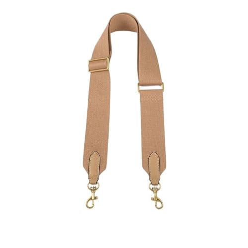 YGLEEULI Einfarbiger Taschengurt aus Canvasgewebe, Gurt for Messenger-Schultertasche, Gürtel aus Leder, Taschenteile, verstellbar, 5 cm Breite für Handtasche(15) von YGLEEULI