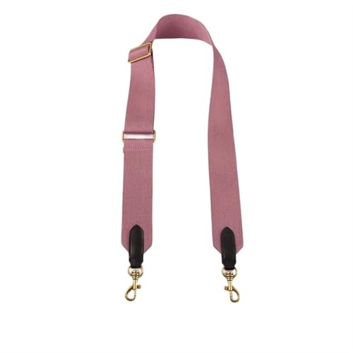 YGLEEULI Einfarbiger Taschengurt aus Canvasgewebe, Gurt for Messenger-Schultertasche, Gürtel aus Leder, Taschenteile, verstellbar, 5 cm Breite für Handtasche(17) von YGLEEULI