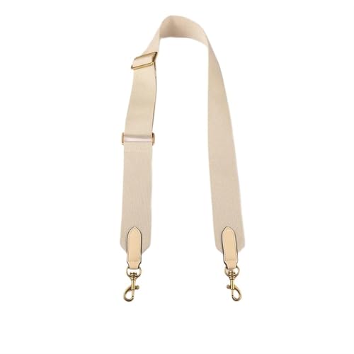 YGLEEULI Einfarbiger Taschengurt aus Canvasgewebe, Gurt for Messenger-Schultertasche, Gürtel aus Leder, Taschenteile, verstellbar, 5 cm Breite für Handtasche(2) von YGLEEULI