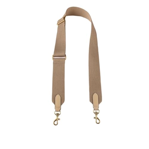 YGLEEULI Einfarbiger Taschengurt aus Canvasgewebe, Gurt for Messenger-Schultertasche, Gürtel aus Leder, Taschenteile, verstellbar, 5 cm Breite für Handtasche(3) von YGLEEULI