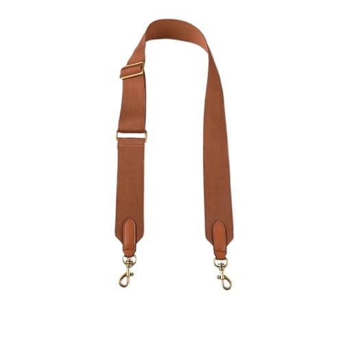 YGLEEULI Einfarbiger Taschengurt aus Canvasgewebe, Gurt for Messenger-Schultertasche, Gürtel aus Leder, Taschenteile, verstellbar, 5 cm Breite für Handtasche(7) von YGLEEULI