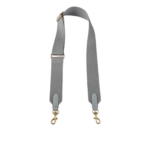 YGLEEULI Einfarbiger Taschengurt aus Canvasgewebe, Gurt for Messenger-Schultertasche, Gürtel aus Leder, Taschenteile, verstellbar, 5 cm Breite für Handtasche(9) von YGLEEULI