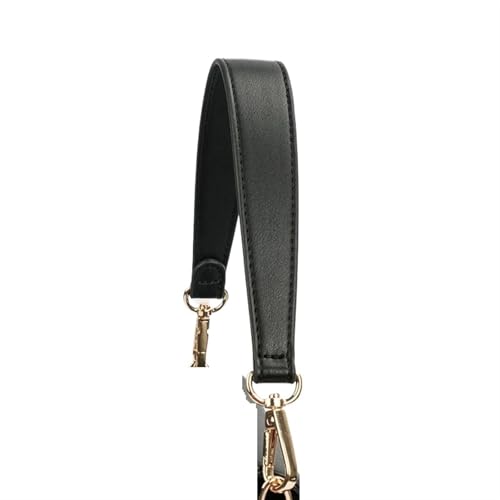 YGLEEULI Ersatz-Taschengurt aus PU-Leder for Schultergriffe von Handtaschen, 4 cm breiter Geldbeutelgurt für Handtasche(Black_65*4CM) von YGLEEULI