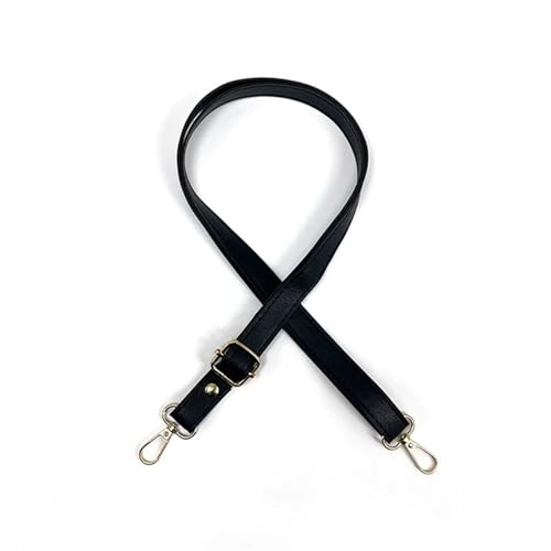 YGLEEULI Handtaschen-Taschen-Leder-Schultergurt, verstellbar, for Umhängetaschen, Schultertaschen-Gurt, Ersatzzubehör, 1,8 cm Breite für Handtasche(Black) von YGLEEULI