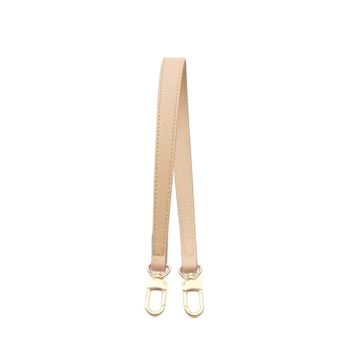 YGLEEULI Kurzer Taschengurt aus PU-Leder for Handtaschen, Schulter-Ersatzgurt 1,2 x 56 cm Zubehör für Handtasche(Apricot) von YGLEEULI