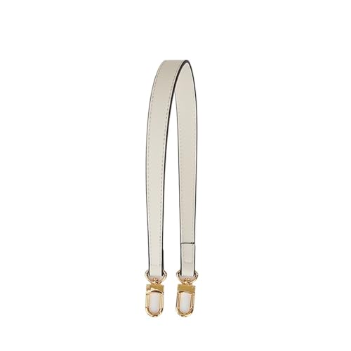 YGLEEULI Kurzer Taschengurt aus PU-Leder for Handtaschen, Schulter-Ersatzgurt 1,2 x 56 cm Zubehör für Handtasche(Beige) von YGLEEULI