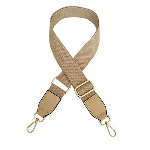 YGLEEULI Riemen Umhängetasche Kette Gurtband Breiter Schultergurt Handtasche Taschengürtel Damen Taschenzubehör Handtaschengürtel Ersatz für Handtasche(Khaki) von YGLEEULI