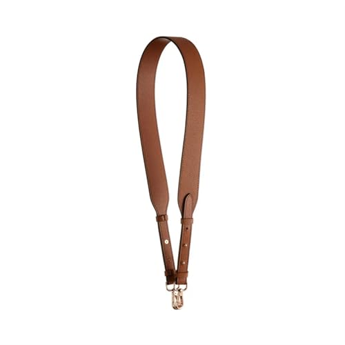 YGLEEULI Taschengurt for Umhängetasche, Verstellbarer breiter Schultergurt, Ersatz-Taschengurte aus Leder, Handtaschen-Zubehör für Handtasche(Brown) von YGLEEULI