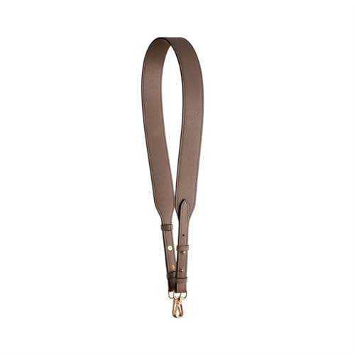 YGLEEULI Taschengurt for Umhängetasche, Verstellbarer breiter Schultergurt, Ersatz-Taschengurte aus Leder, Handtaschen-Zubehör für Handtasche(Dark Gray) von YGLEEULI