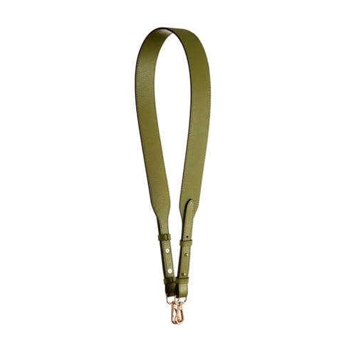 YGLEEULI Taschengurt for Umhängetasche, Verstellbarer breiter Schultergurt, Ersatz-Taschengurte aus Leder, Handtaschen-Zubehör für Handtasche(Green) von YGLEEULI