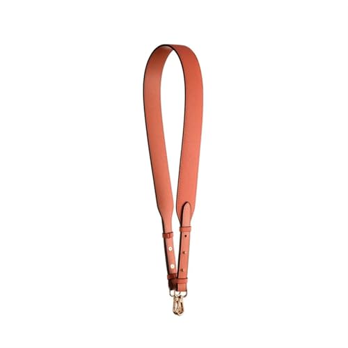 YGLEEULI Taschengurt for Umhängetasche, Verstellbarer breiter Schultergurt, Ersatz-Taschengurte aus Leder, Handtaschen-Zubehör für Handtasche(Orange) von YGLEEULI