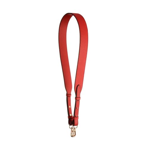 YGLEEULI Taschengurt for Umhängetasche, Verstellbarer breiter Schultergurt, Ersatz-Taschengurte aus Leder, Handtaschen-Zubehör für Handtasche(Red) von YGLEEULI