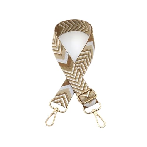 YGLEEULI Verstellbarer 3,8 cm Schultergurt for Messenger-Taschen, Farbiger Ersatzgurt for Crossbody-Handtaschen für Handtasche(Khaki1) von YGLEEULI