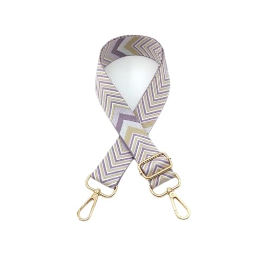 YGLEEULI Verstellbarer 3,8 cm Schultergurt for Messenger-Taschen, Farbiger Ersatzgurt for Crossbody-Handtaschen für Handtasche(Light Purple) von YGLEEULI