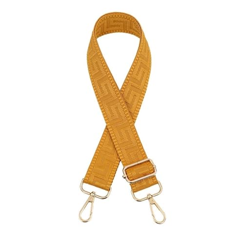 YGLEEULI Verstellbarer Langer einzelner Schultertaschengurt als Ersatz, einfarbiges Hängeaccessoire für Handtasche(5,Silver Buckle) von YGLEEULI